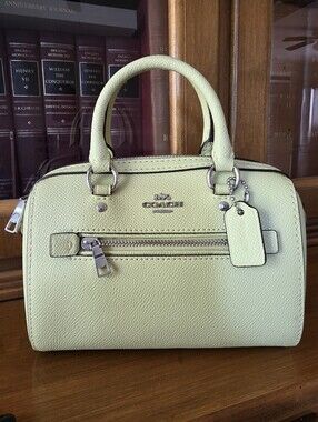 Coach Lime Green Rowan Satchel